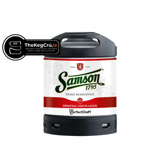 Samson 11 Czech Lager 6L PerfectDraft Keg Ireland - TheKegCru.ie