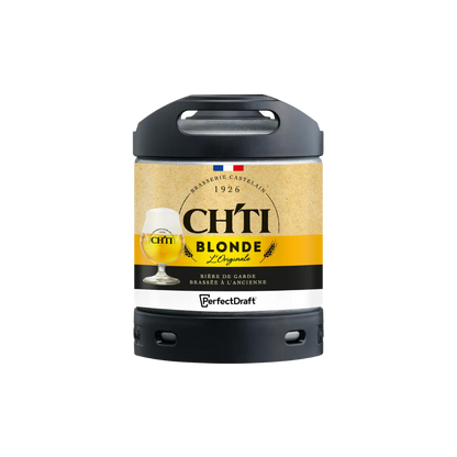 CH’TI Blonde PerfectDraft Keg – Blonde – 6.8% ABV - 6L PerfectDraft Keg - TheKegCru.ie
