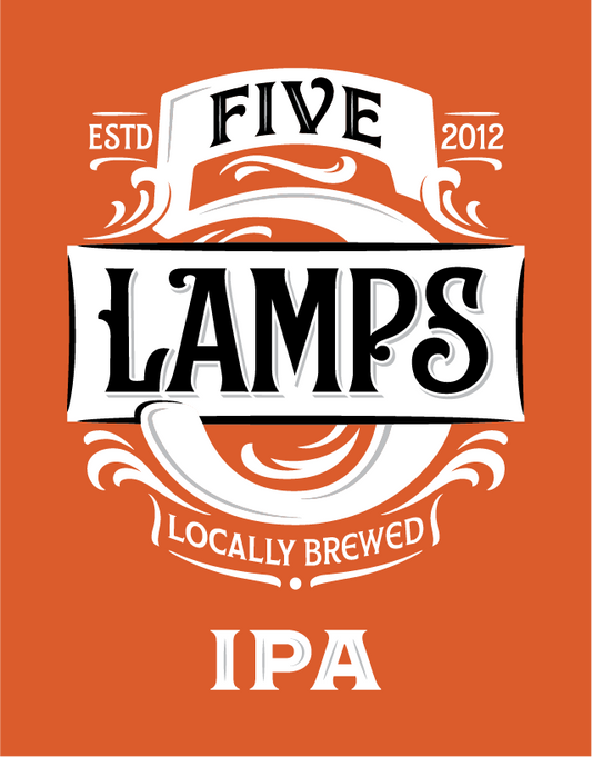 Five Lamps - IPA - 30L - Stainless Steel Keg - TheKegCru.ie
