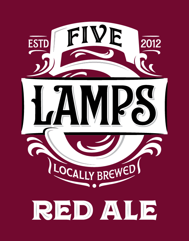 Five Lamps - Red Ale - 30L - Stainless Steel Keg - TheKegCru.ie