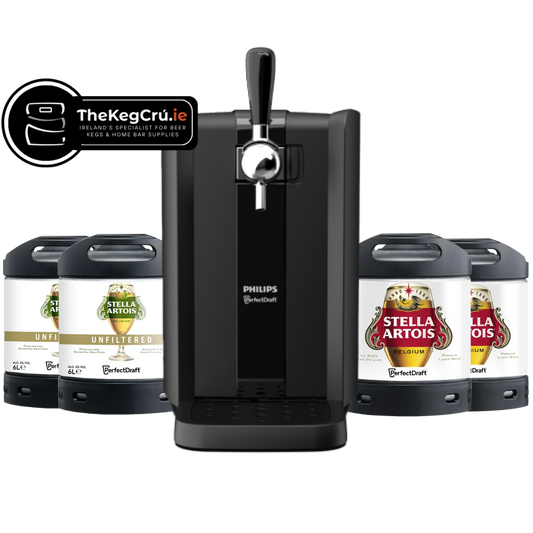 PerfectDraft - Stella Artois/Unfiltered - Lager - 5% ABV - PerfectDraft Bundle - TheKegCru.ie