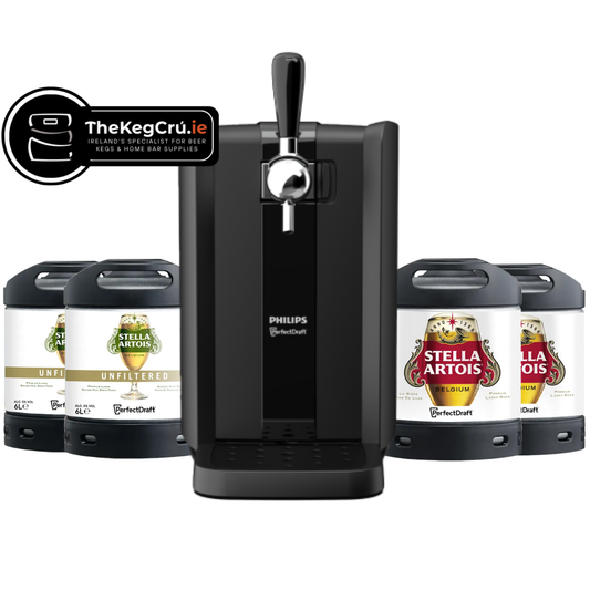 PerfectDraft - Stella Artois/Unfiltered - Lager - 5% ABV - PerfectDraft Bundle - TheKegCru.ie