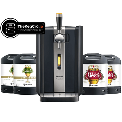 PerfectDraft - Stella Artois/Unfiltered - Lager - 5% ABV - PerfectDraft Bundle - TheKegCru.ie
