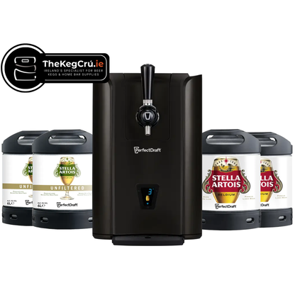 PerfectDraft - Stella Artois/Unfiltered - Lager - 5% ABV - PerfectDraft Bundle - TheKegCru.ie
