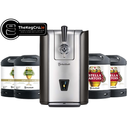 PerfectDraft - Stella Artois/Unfiltered - Lager - 5% ABV - PerfectDraft Bundle - TheKegCru.ie