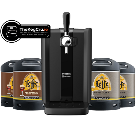 PerfectDraft - Leffe Blonde/Brune - Blonde Ale & Brown Ale - 6 & 6.5% ABV - PerfectDraft Bundle - TheKegCru.ie