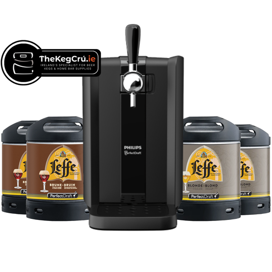 PerfectDraft - Leffe Blonde/Brune - Blonde Ale & Brown Ale - 6 & 6.5% ABV - PerfectDraft Bundle - TheKegCru.ie