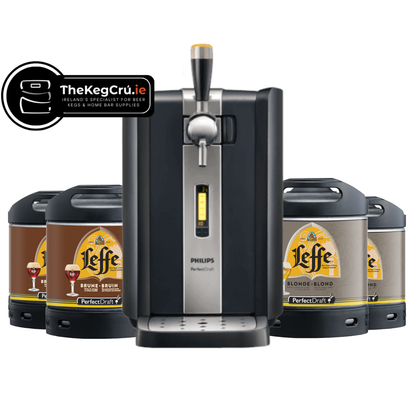 PerfectDraft - Leffe Blonde/Brune - Blonde Ale & Brown Ale - 6 & 6.5% ABV - PerfectDraft Bundle - TheKegCru.ie