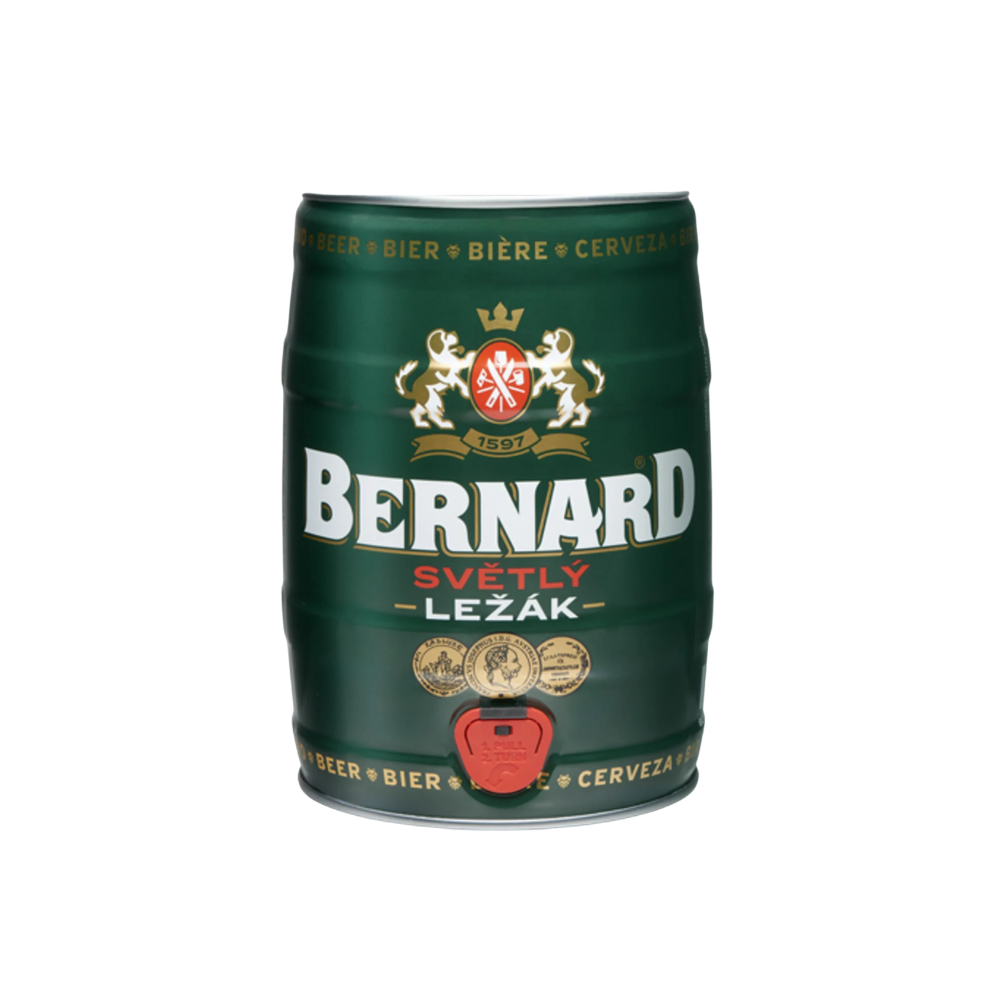 Bernard Pale Lager - Lager - 4.5% ABV - 5L Keg - TheKegCru.ie