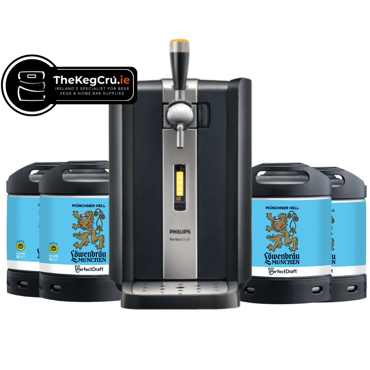 PerfectDraft - Lowenbrau - Lager - 5.2% - PerfectDraft Bundle - TheKegCru.ie