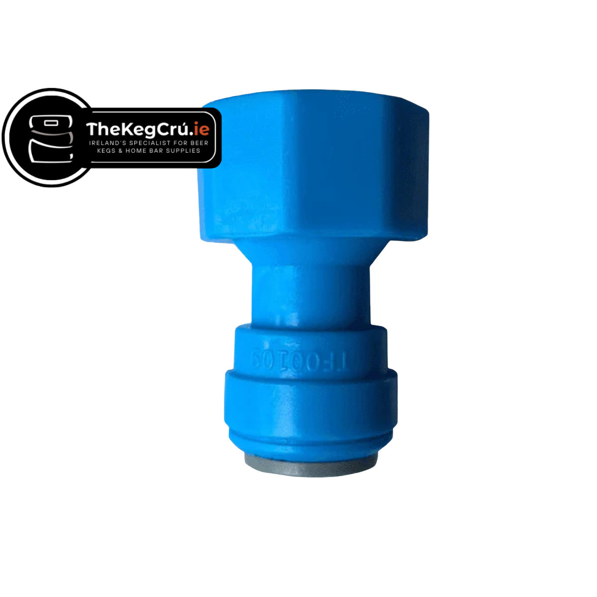 Female Adaptor Cone End 3/8 X 1/2 - TheKegCru.ie