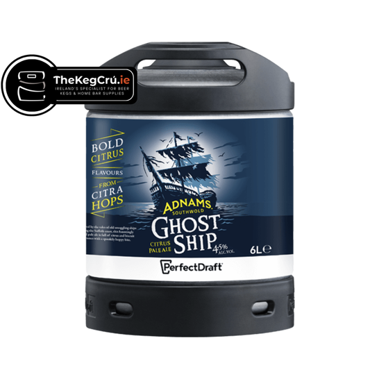 Adnams Ghost Ship PerfectDraft Keg – Pale Ale – 4.5% ABV - 6L PerfectDraft Keg - TheKegCru.ie
