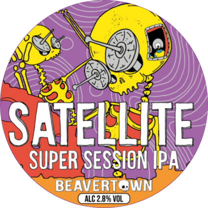 Beavertown - Satellite - Session IPA - 2.8% ABV, 30L Keg (53 Pints) - Stainless Steel Keg - TheKegCru.ie
