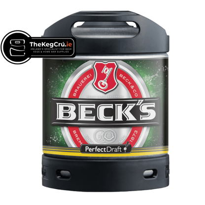 Becks PerfectDraft Keg – Lager – 4.9% ABV - 6L PerfectDraft Keg - TheKegCru.ie