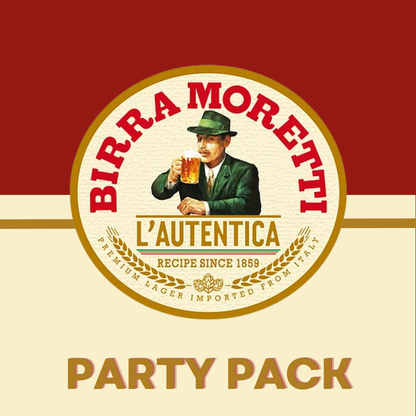 Rental - Birra Moretti Pack - Keg & Tap - TheKegCru.ie