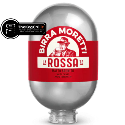 Birra Moretti La Rossa Blade Keg - 7.2% ABV - 8L Blade Keg - TheKegCru.ie