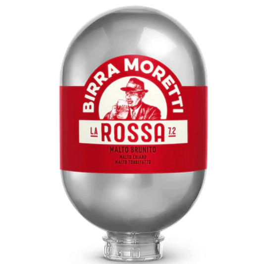 Birra Moretti La Rossa Blade Keg - 7.2% ABV - 8L Blade Keg - TheKegCru.ie