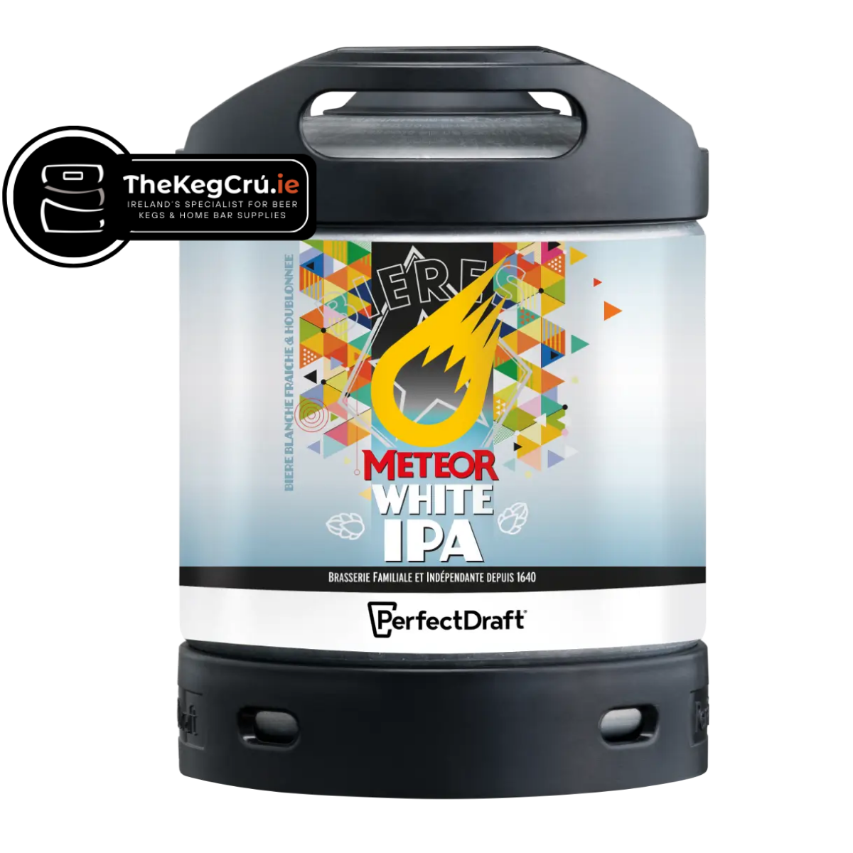 PerfectDraft - Brasserie Meteor White – IPA – 5.0% ABV - 6L PerfectDraft Keg - TheKegCru.ie