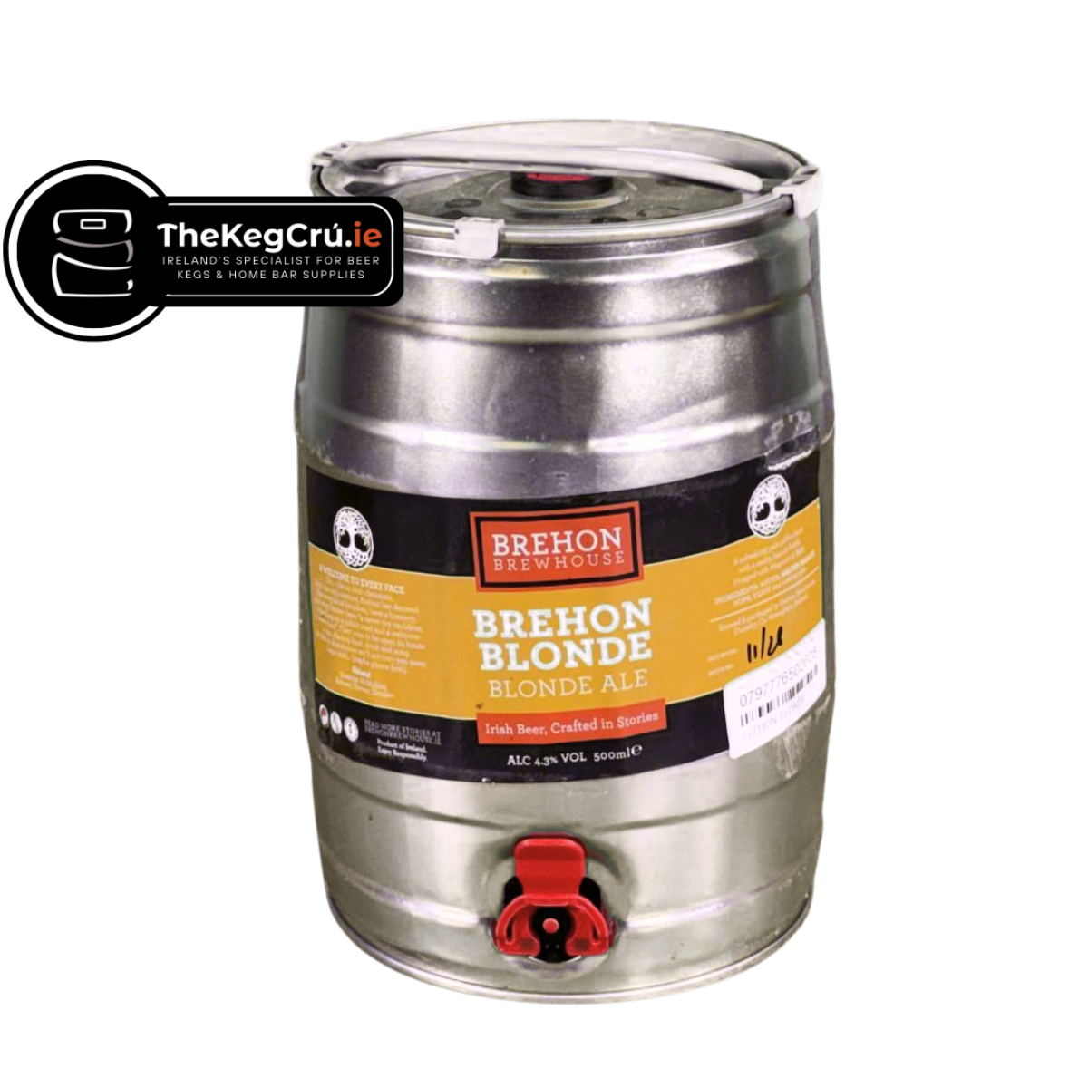 Brehon Blonde - Blonde Ale - 4.3% ABV - 5L Keg - TheKegCru.ie