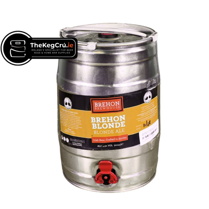 Brehon Blonde - Blonde Ale - 4.3% ABV - 5L Keg - TheKegCru.ie