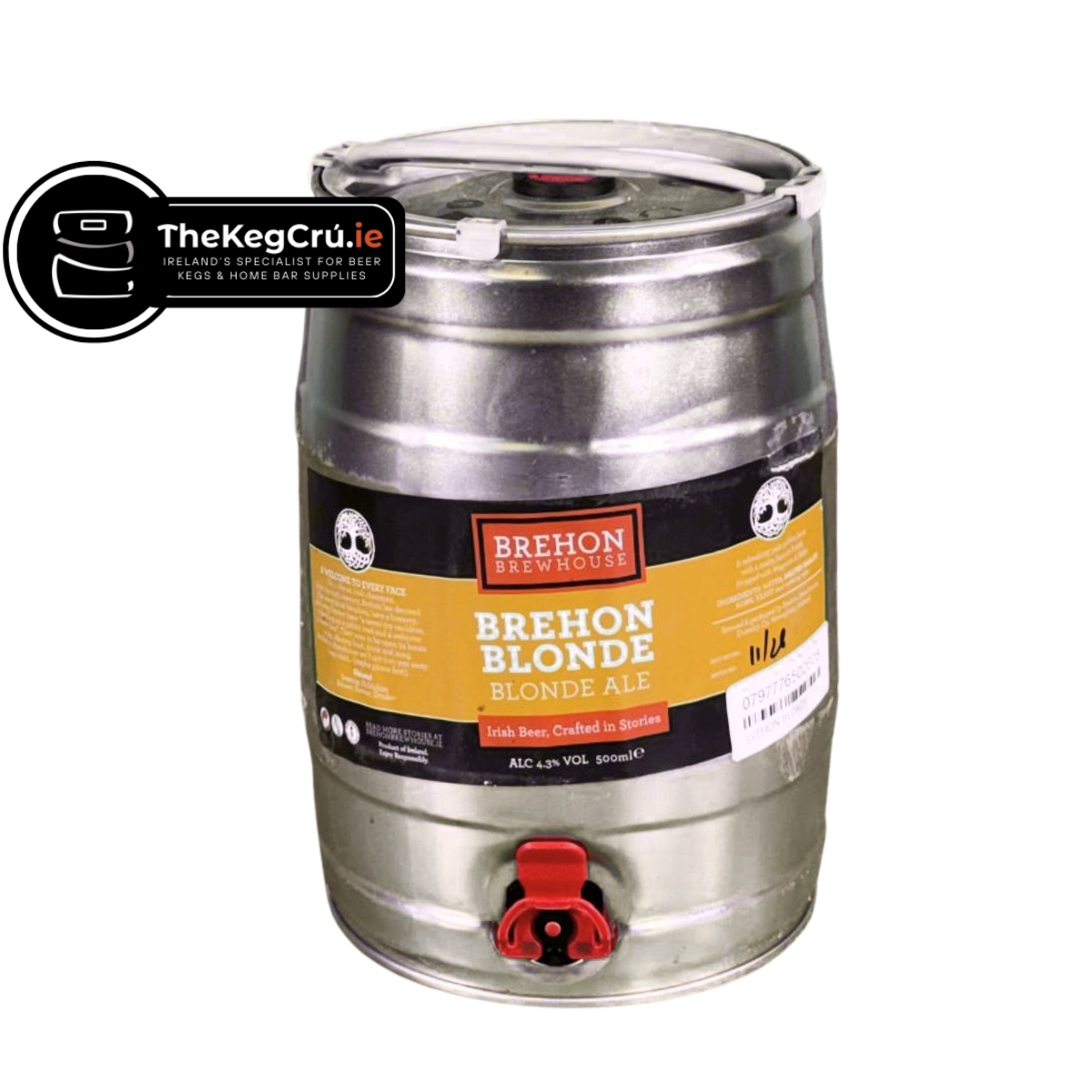 Brehon Blonde - Blonde Ale - 4.3% ABV - 5L Keg - TheKegCru.ie