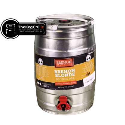 Brehon Blonde - Blonde Ale - 4.3% ABV - 5L Keg - TheKegCru.ie