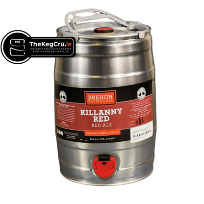 Brehon Killanny Red- Irish Red Ale - 4.5% ABV - 5L Keg - TheKegCru.ie