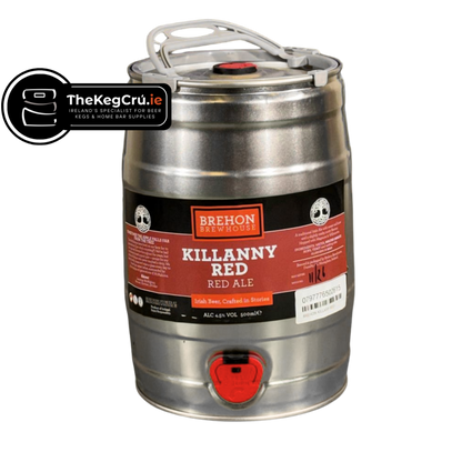Brehon Killanny Red- Irish Red Ale - 4.5% ABV - 5L Keg - TheKegCru.ie