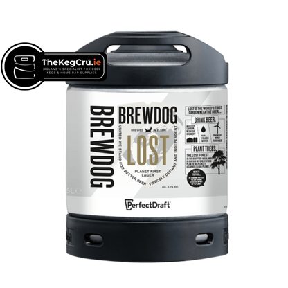 BrewDog Lost Lager PerfectDraft Keg - Lager – 4.5% ABV - 6L PerfectDraft Keg - TheKegCru.ie