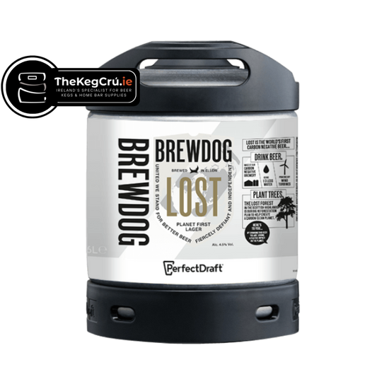 BrewDog Lost Lager PerfectDraft Keg - Lager – 4.5% ABV - 6L PerfectDraft Keg - TheKegCru.ie