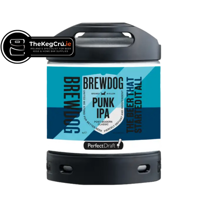 BrewDog Punk IPA PerfectDraft Keg – IPA – 5.4% ABV - 6L PerfectDraft Keg - TheKegCru.ie