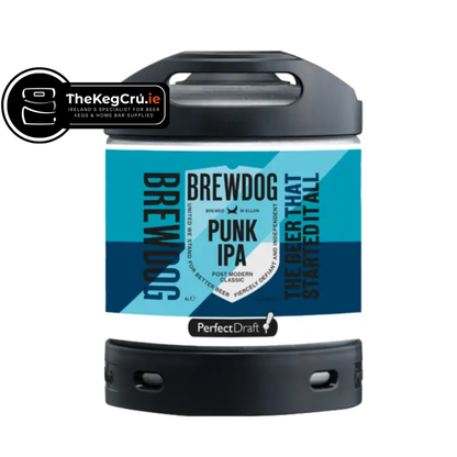 BrewDog Punk IPA PerfectDraft Keg – IPA – 5.4% ABV - 6L PerfectDraft Keg - TheKegCru.ie