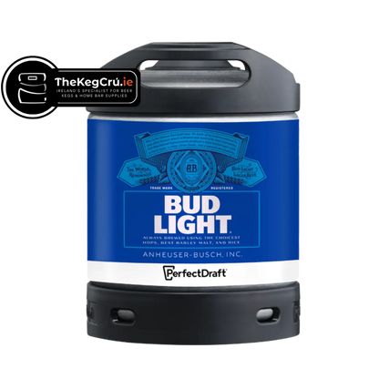 Bud Light PerfectDraft Keg – Lager – 3.4% ABV - 6L PerfectDraft Keg - TheKegCru.ie