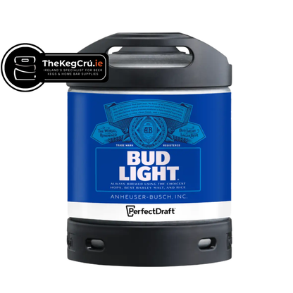 Bud Light PerfectDraft Keg – Lager – 3.4% ABV - 6L PerfectDraft Keg - TheKegCru.ie