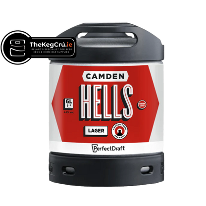 Camden Hells PerfectDraft Keg – Lager – 4.6% ABV - 6L PerfectDraft Keg - TheKegCru.ie