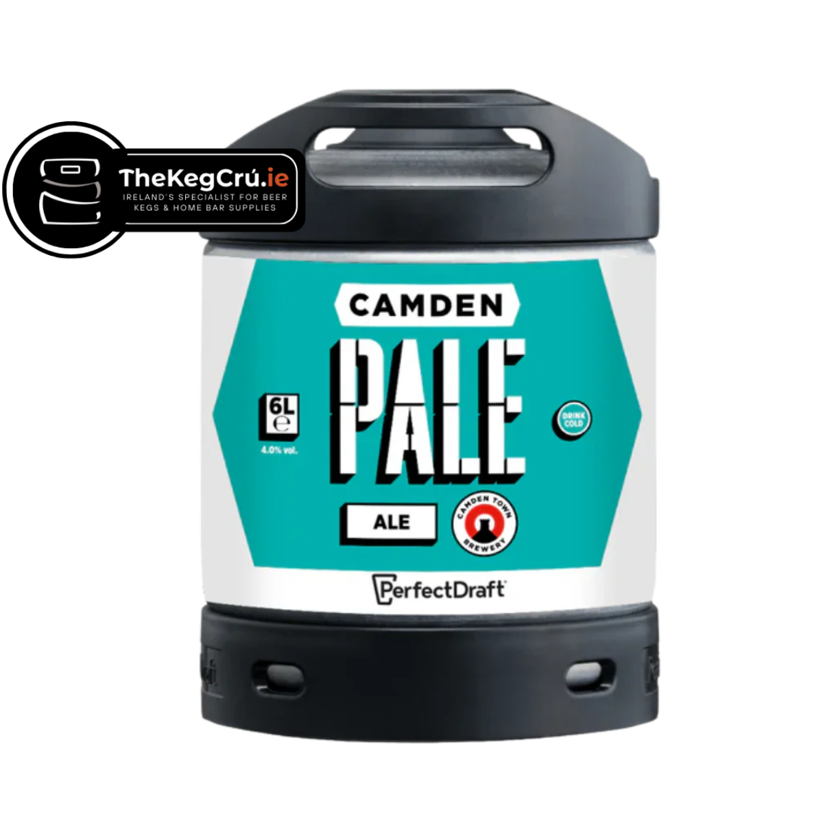 Camden Pale Ale PerfectDraft Keg - Pale Ale – 4% ABV - 6L PerfectDraft Keg - TheKegCru.ie