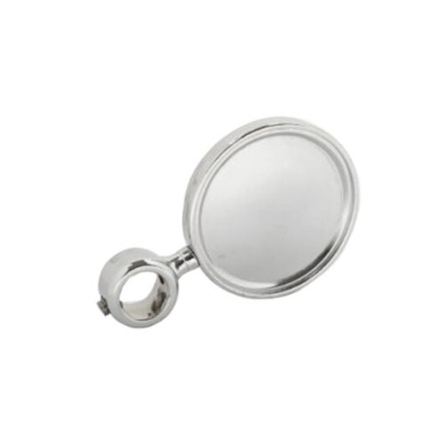 Medallion - Chrome - Short - 83mm Fish Eye Badge Holder - TheKegCru.ie
