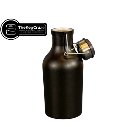Swing Top Growler - Coated Black - 1L - TheKegCru.ie