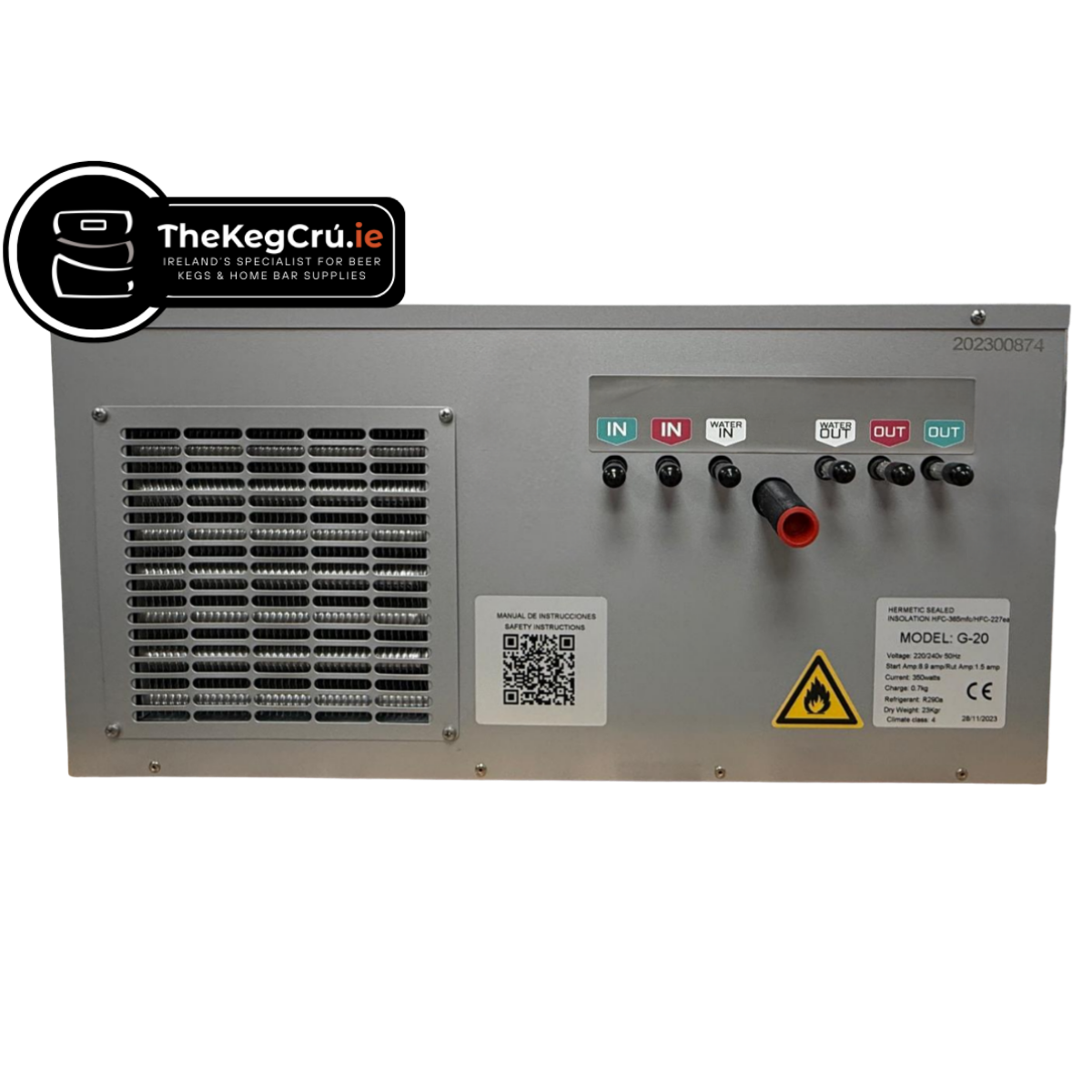 G20 2 Track Shelf Ice Bank Cooler - TheKegCru.ie