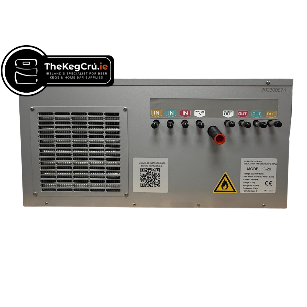 G20 3 Track Shelf ice Bank Cooler - TheKegCru.ie