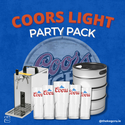 Rental - Coors Party Pack - Keg & Tap - TheKegCru.ie