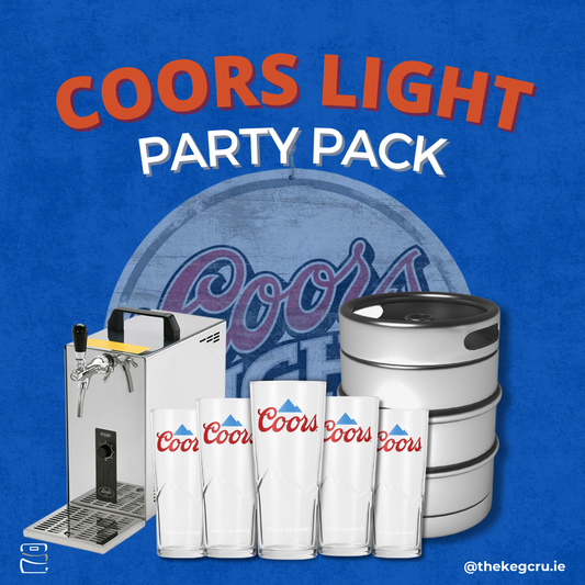 Rental - Coors Party Pack - Keg & Tap - TheKegCru.ie