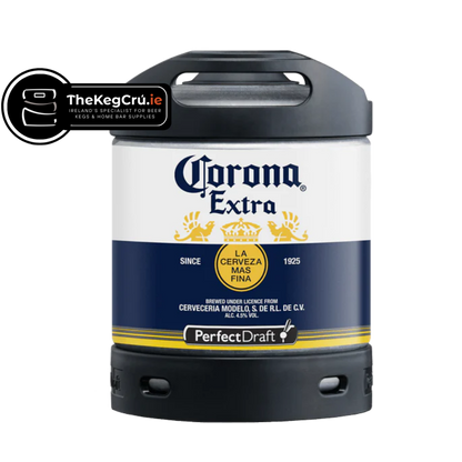 Corona Extra PerfectDraft Keg - Lager – 4.5% ABV - 6L PerfectDraft Keg - TheKegCru.ie