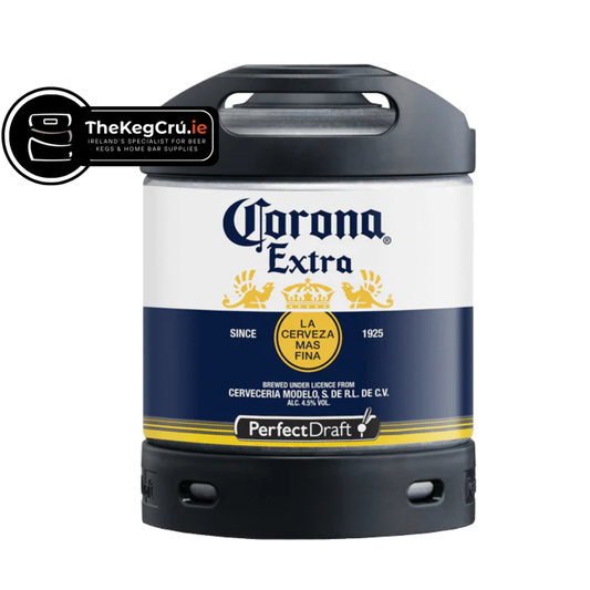 Corona Extra PerfectDraft Keg - Lager – 4.5% ABV - 6L PerfectDraft Keg - TheKegCru.ie
