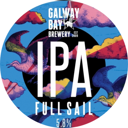 Galway Bay - Full Sail IPA - 5.8% ABV - 30L Keg (53 Pints) - Stainless Steel Keg - TheKegCru.ie