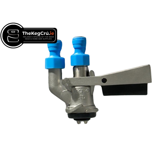 D Type - Tec-Flo - Keg Coupler (Line Fittings Included) - TheKegCru.ie
