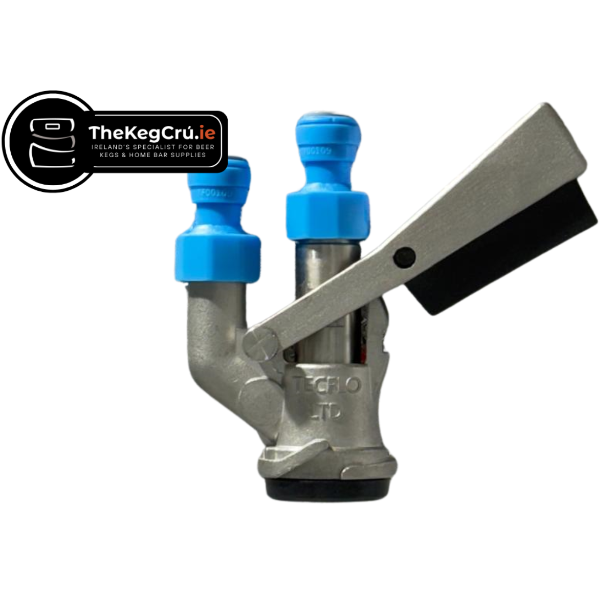 D Type - Tec-Flo - Keg Coupler (Line Fittings Included) - TheKegCru.ie
