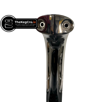 Metal Tower - Double Font - Chrome - TheKegCru.ie
