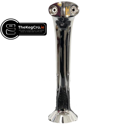 Metal Tower - Double Font - Chrome - TheKegCru.ie