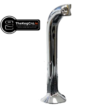 Metal Tower - Double Font - Chrome - TheKegCru.ie